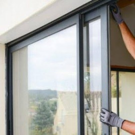 Sliding glass door installation works