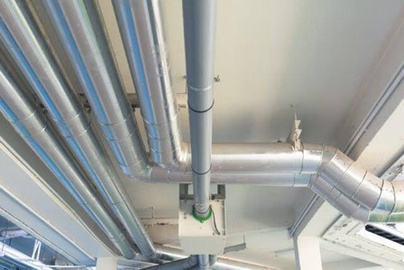 Chilled water pipe insulation works at Mai Tower, Dubai